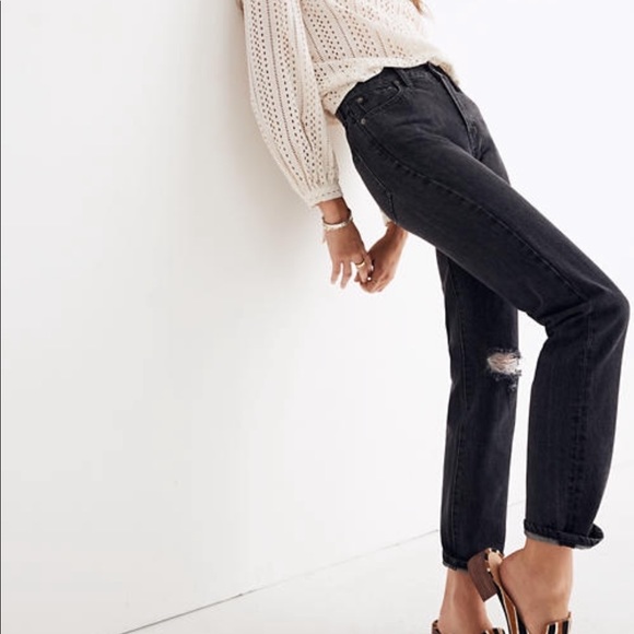 Madewell Denim - Madewell Perfect Vintage Jean Roxstone Knee Rip